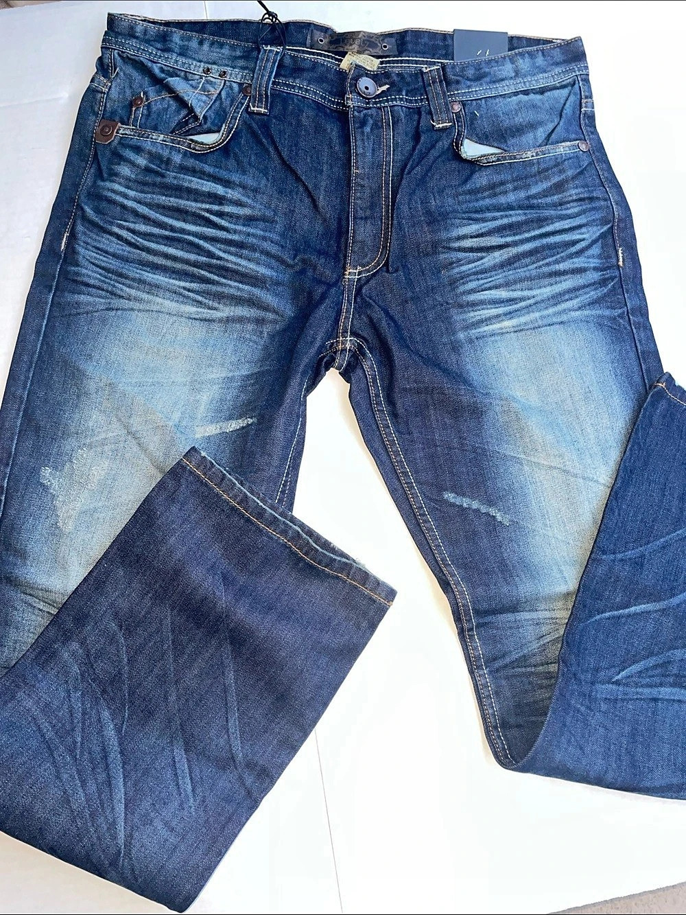 Level 7 jeans Straight Leg Blue Waist 36x32 NWT Men’s NWT